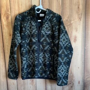 Patterned Fleece Jacket